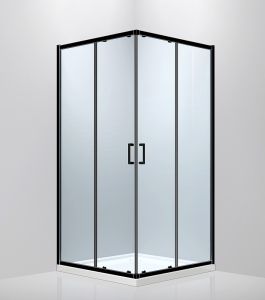 Душевой уголок ABBER Schwarzer Diamant 100x100см чёрный AG02100B