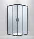 Душевой уголок ABBER Schwarzer Diamant 100x100см чёрный AG02100B