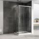 Душевой уголок ABBER Schwarzer Diamant AG02128H 120x80 см профиль хром стекло прозрачное