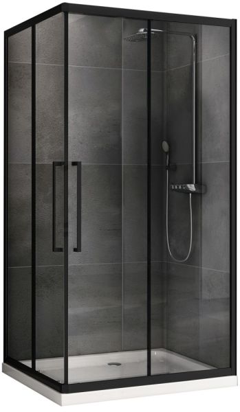 Душевой уголок ABBER Schwarzer Diamant 120x90см чёрный AG02129BH