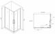 Душевой уголок ABBER Schwarzer Diamant 120x90см чёрный AG02129BH