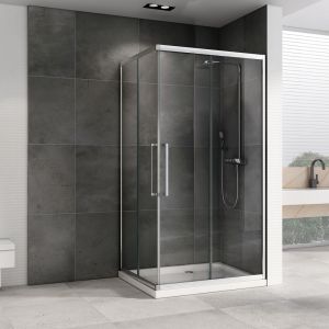 Душевой уголок ABBER Schwarzer Diamant 120x90см хром AG02129H