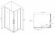 Душевой уголок ABBER Schwarzer Diamant 120x90см хром AG02129H