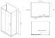 Душевой уголок ABBER Schwarzer Diamant 100x100см AG30100B-S100B-S100B