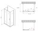 Душевой уголок ABBER Schwarzer Diamant AG30100B-S60B-S60B 100x60см чёрный Душевой уголок ABBER Schwarzer Diamant AG30100B-S60B-S60B 100x60см чёрный