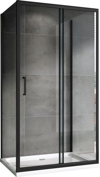 Душевой уголок ABBER Schwarzer Diamant 100x70см чёрный AG30100B-S70B-S70B