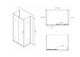 Душевой уголок ABBER Schwarzer Diamant 100x80см чёрный AG30100B-S90B-S90B