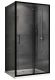 Душевой уголок ABBER Schwarzer Diamant AG30100B5-S60B5 100x60см чёрный