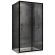 Душевой уголок ABBER Schwarzer Diamant AG30100B5-S80B5 100x80см профиль чёрный стекло прозрачное