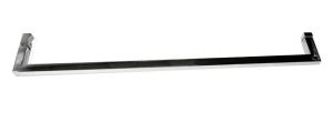 Душевой уголок ABBER Schwarzer Diamant AG30100H-S80-S80 100x80см хром