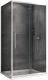 Душевой уголок ABBER Schwarzer Diamant AG30100H-S70 100x70см хром