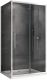 Душевой уголок ABBER Schwarzer Diamant AG30100H-S80 100x80см хром