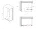 Душевой уголок ABBER Schwarzer Diamant AG30110BH-S85B 110x85 см профиль чёрный стекло прозрачное