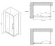 Душевой уголок ABBER Schwarzer Diamant AG30110MH-S60M 110x60см хром