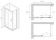 Душевой уголок ABBER Schwarzer Diamant AG30120B5-S60B5 120x60см чёрный