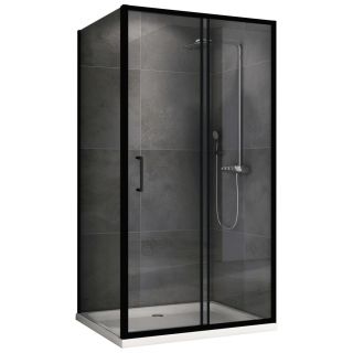 Душевой уголок ABBER Schwarzer Diamant AG30120B5-S70B5 120x70 см профиль чёрный стекло прозрачное