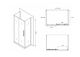 Душевой уголок ABBER Schwarzer Diamant 120x70см чёрный AG30120BH-S70B-S70B