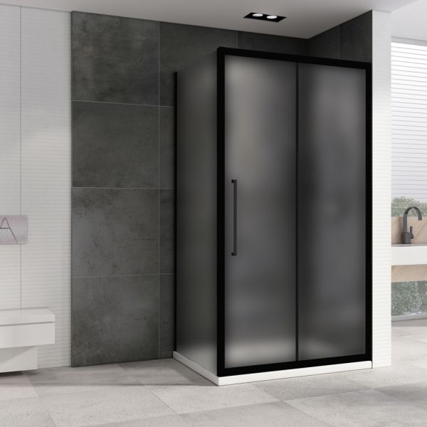 Душевой уголок ABBER Schwarzer Diamant AG30120BMH-S80BM 120x80см чёрный