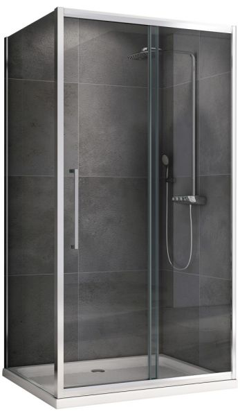Душевой уголок ABBER Schwarzer Diamant AG30120H-S100 120x100см хром