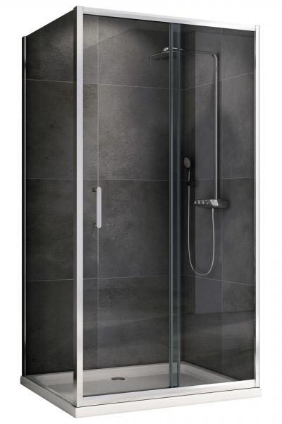 Душевой уголок ABBER Schwarzer Diamant AG301305-S505 130x50см хром