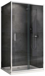 Душевой уголок ABBER Schwarzer Diamant AG301505-S805 150x80см хром