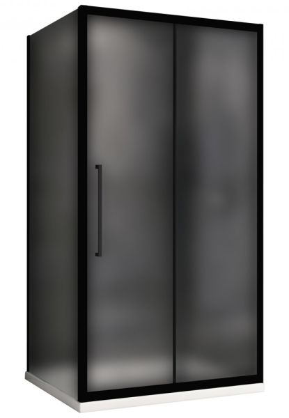 Душевой уголок ABBER Schwarzer Diamant AG30130BMH-S80BM 130x80см чёрный