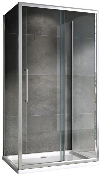 Душевой уголок ABBER Schwarzer Diamant AG30130H-S70-S70 130x70см хром