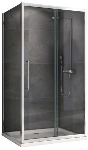 Душевой уголок ABBER Schwarzer Diamant AG30130H-S75 130x75см хром