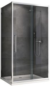 Душевой уголок ABBER Schwarzer Diamant AG30130H-S80 130x80см хром
