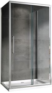 Душевой уголок ABBER Schwarzer Diamant AG30130H-S90-S90 130x90см хром