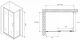 Душевой уголок ABBER Schwarzer Diamant AG301405-S805 140x80см хром