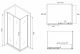 Душевой уголок ABBER Schwarzer Diamant 140x90см AG30140B-S90B