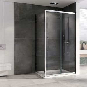 Душевой уголок ABBER Schwarzer Diamant AG30140H-S50 140x50см хром