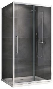 Душевой уголок ABBER Schwarzer Diamant AG30140H-S75 140x75см хром