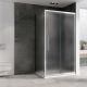 Душевой уголок ABBER Schwarzer Diamant AG30140MH-S70M 140x70см хром