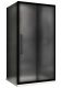Душевой уголок ABBER Schwarzer Diamant AG30160BMH-S80BM 160x80см чёрный