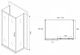 Душевой уголок ABBER Schwarzer Diamant AG30170B-S75B-S75B 170x75см чёрный