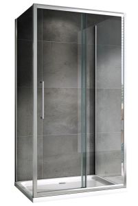 Душевой уголок ABBER Schwarzer Diamant AG30170H-S60-S60 170x60см хром