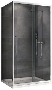 Душевой уголок ABBER Schwarzer Diamant AG30170H-S80 170x80см хром