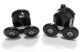 Душевой уголок ABBER Schwarzer Diamant AG30160B-S75B-S75B 160x75см чёрный