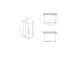 Душевой уголок ABBER Schwarzer Diamant AG30180BH-S85B-S85B 180x85 см профиль чёрный стекло прозрачное