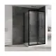Душевой уголок ABBER Schwarzer Diamant AG30180BH-S85B 180x85 см профиль чёрный стекло прозрачное
