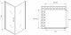 Душевой уголок ABBER Sonnenstrand AG04060M-S90M 60x90см хром