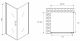Душевой уголок ABBER Sonnenstrand 80x80см чёрный AG04080B-S80B