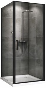 Душевой уголок ABBER Sonnenstrand 90x100см чёрный AG04090B-S100B