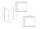 Душевой уголок ABBER Sonnenstrand AG04100-S85 100x85 см профиль хром стекло прозрачное