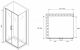 Душевой уголок ABBER Sonnenstrand AG04100BC-S75B 100x75см чёрный