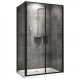 Душевой уголок ABBER Sonnenstrand AG04100BC-S85B 100x85 см профиль чёрный стекло прозрачное