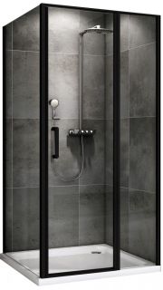 Душевой уголок ABBER Sonnenstrand 100x90см чёрный AG04100BS-S90B Душевой уголок ABBER Sonnenstrand 100x90см чёрный AG04100BS-S90B