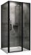 Душевой уголок ABBER Sonnenstrand AG04100BS-S75B 100x75см чёрный